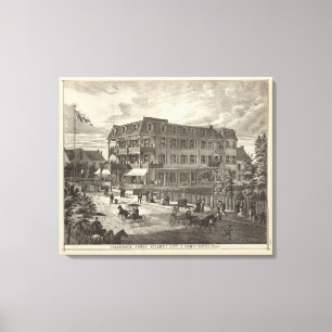 Colonnade House, Atlantic City Canvas Afdruk
