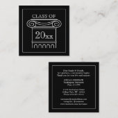 Colonne moderne de faire-part d'insertion (Devant / Derrière)