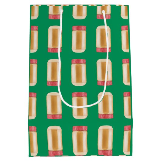 Colonnes de pots de beurre d'arachide - Sac cadeau (Dos)