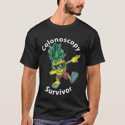 Colonos Survivor Dabbing Pineapple Patient T-shirt (Voorkant)