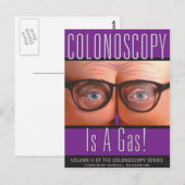 Colonoscopie is een gas! briefkaart (Voorkant / Achterkant)