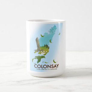 Colonsay Binnen-Hebriden van Schotland reisposter Magische Mok
