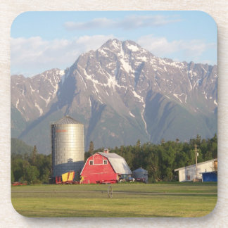 Colony Barn met Pioneer Peak Onderzetter Set