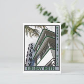 Colony Hotel Briefkaart (Staand voorkant)