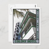 Colony Hotel Briefkaart (Voorkant / Achterkant)