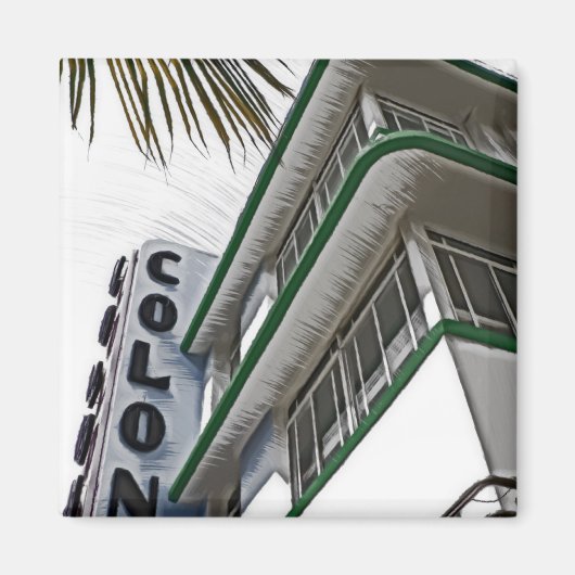 Colony Hotel, Miami Magneet (Voorkant)