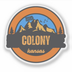 Colony, Kansas Sticker