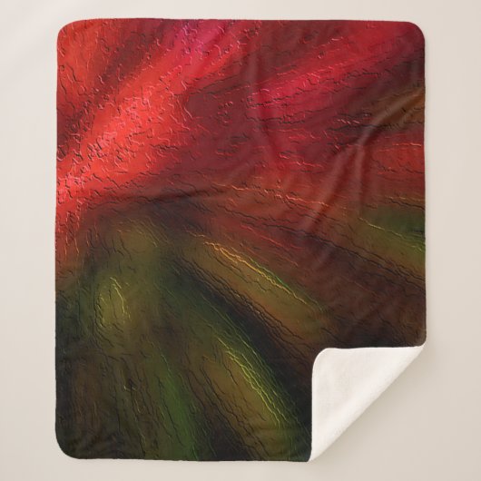 "Color and Texture Display" Sherpa Blanket Deken (Voorkant)