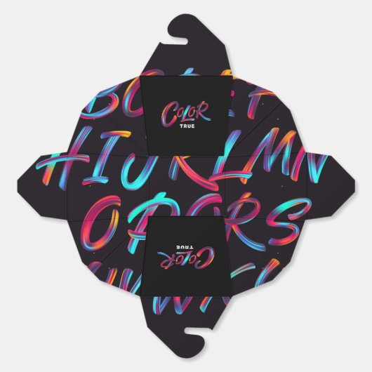 COLOR BEDANKDOOSJES (Ongevouwen)