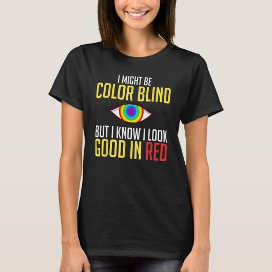 Color Blind Test Glasses Visions T-shirt (Voorkant)