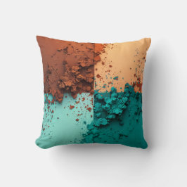 Color Blocks Throw Pillow Kussen