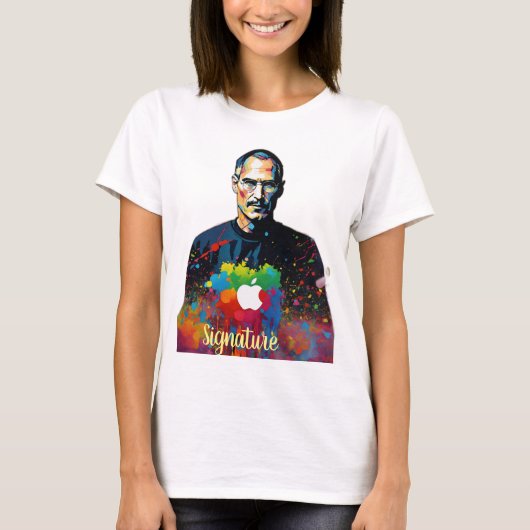 Color Burst Apple Logo T-shirt (Voorkant)