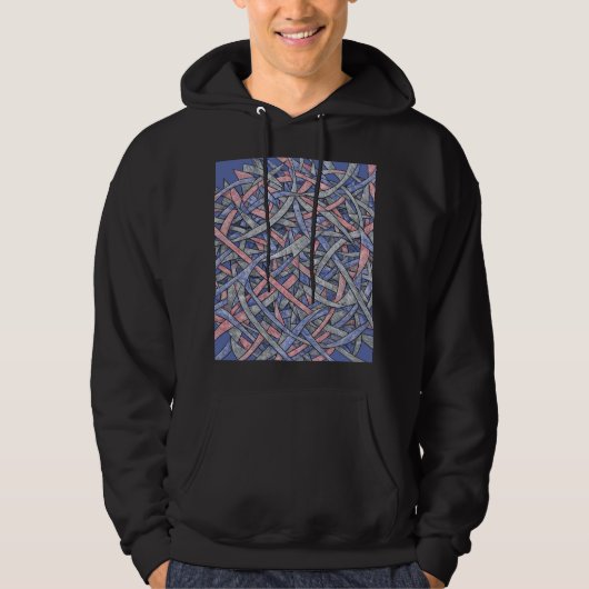 Color Burst Expressionist Hoodie (Voorkant)