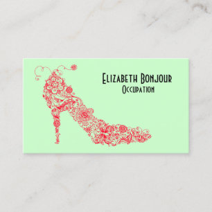 COLOR Chic Shoe ~ Visitekaartje WIJZIGEN