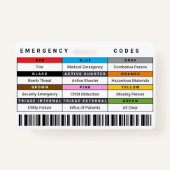 Color Coded Frame Hospital Employee Photo ID Badge (Dos)