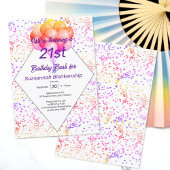 Color Confetti Balloon Aangepaste feestdag Kaart