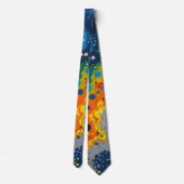 Color Drops Men's Necktie Stropdas (Achterkant)