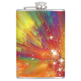 Color Explosion Hip Flask Heupfles