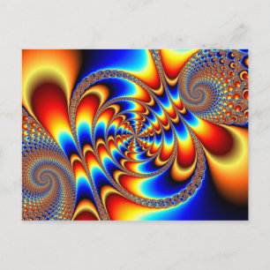 Color Fun - Fractal Briefkaart