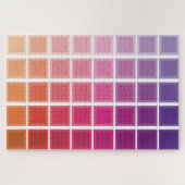 Color Gradient Squares Puzzle (Horizontal)