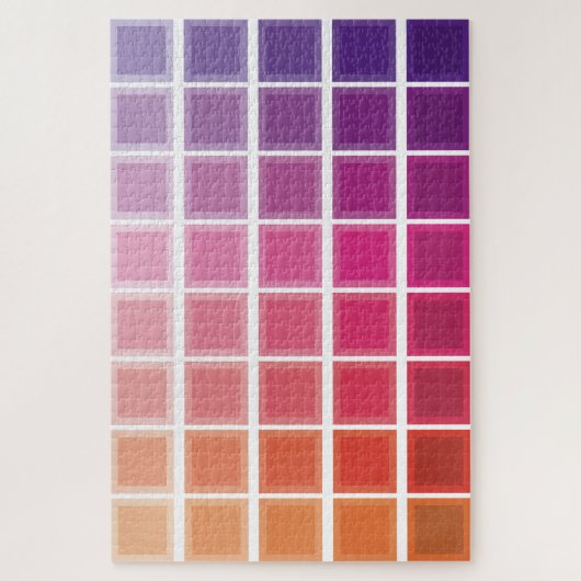 Color Gradient Squares Puzzle (Vertical)