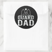 Color Guard Pap Ronde Sticker (Tas)