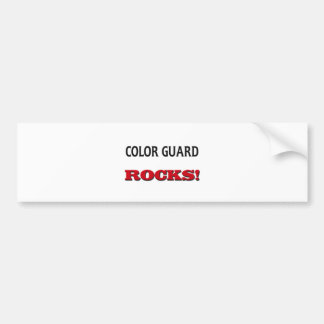 Color Guard Rocks Bumpersticker