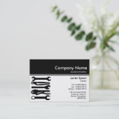 Color Header III v2 - Zwart - Gereedschap Visitekaartje (Staand voorkant)