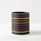 Color Horizontal Lines Mug – Modern Gift Set (Centre)