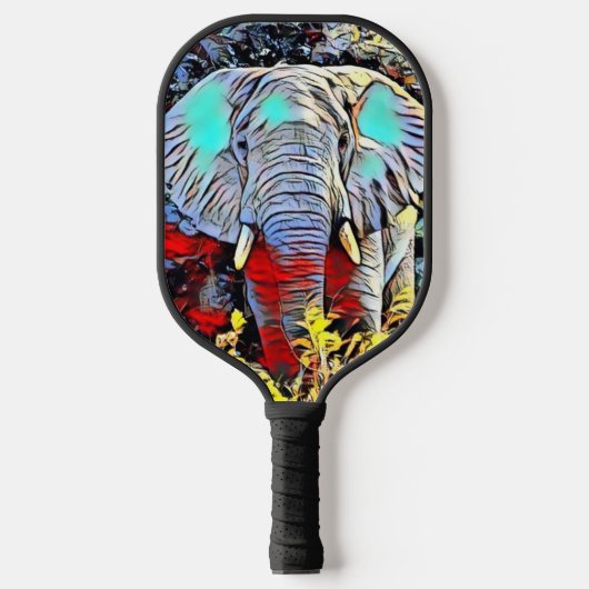 Color Kick - Elephant Pickleball Paddle (Voorkant)
