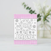 Color Me Be Brave | Cartes d'activité inspirantes (Debout devant)