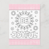 Color Me Be Joyeux | Cartes d'activité inspirantes (Devant)