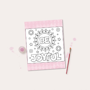Color Me Be Joyeux   Cartes d'activité inspirantes