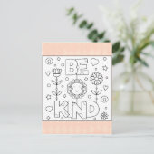 Color Me Be Kind | Cartes d'activité inspirantes (Debout devant)