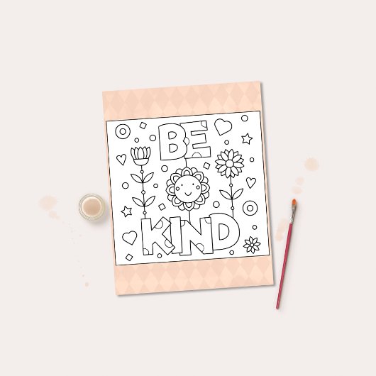 Color Me Be Kind | Cartes d'activité inspirantes