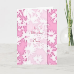 Color Me Daisers Rose Carte Anniversaire