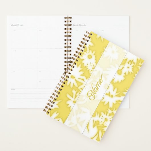 Color Me Daisies Yellow Planner (Display)