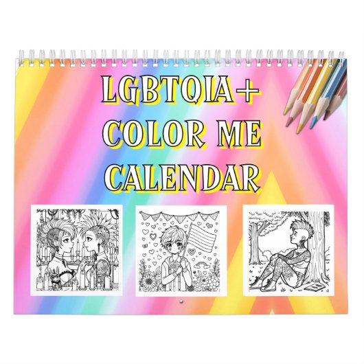 Color Me | LGBTQIA+ Coloring Pages Kalender (Hoes)