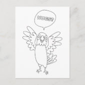 Color Me Parrot Dit Hugues | Cartes d'activité (Devant)
