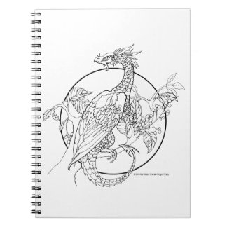 COLOR ME Spiral Notitieboek Fantasy Bird Dragon