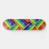 color pencil skateboard deck (Horizontaal)