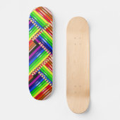 color pencil skateboard deck (Voorkant)