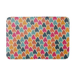 Color Pop Geometric Design – Modern Abstract Style Badmat