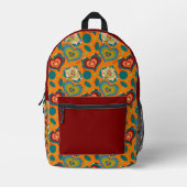 Color Pop hearts Bedrukte Rugzak (Voorkant)