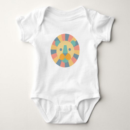 Color Pop Lion – Roar of Joy Romper (Voorkant)