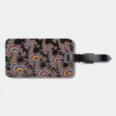 Color Run - Fractal Art Bagagelabel (Achterkant horizontaal)