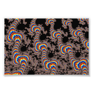 Color Run - Fractal Art Foto Afdruk