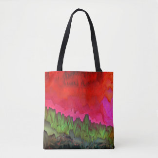 "Color Serenade" Kleurrijke Abstracte kunst Draagtas