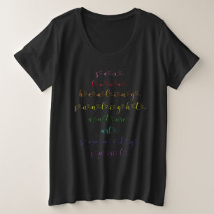 Color Signiing Rainbow Text LGBTQ Gay pride 2021 
