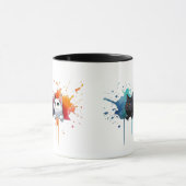 Color Splash Cats Mug (Centre)